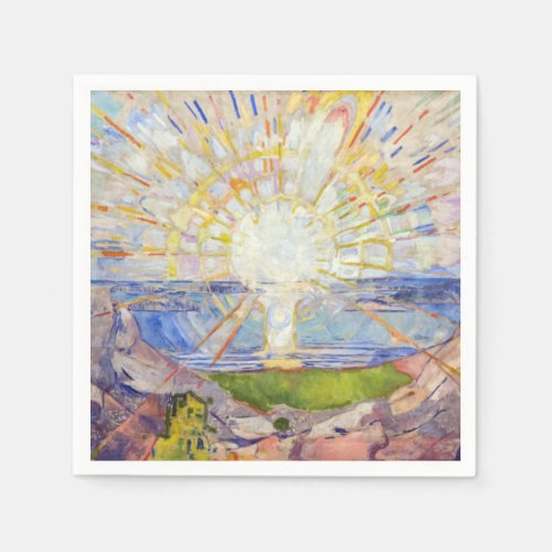 Edvard Munch _ The Sun 1911 Napkins