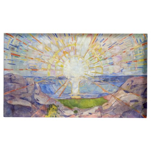 Edvard Munch _ The Sun 1911 Place Card Holder