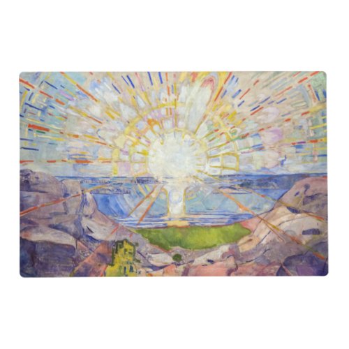 Edvard Munch _ The Sun 1911 Placemat