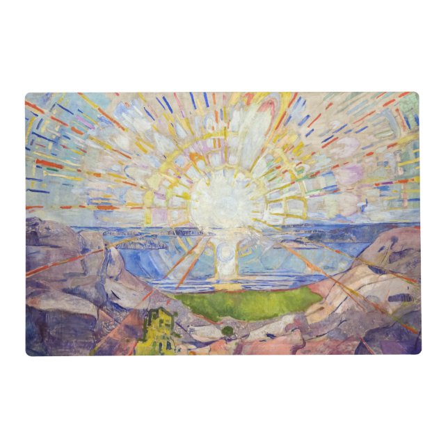 Edvard Munch - The Sun 1911 Placemat (Front)