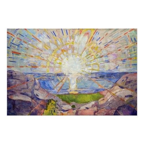 Edvard Munch _ The Sun 1911 Poster