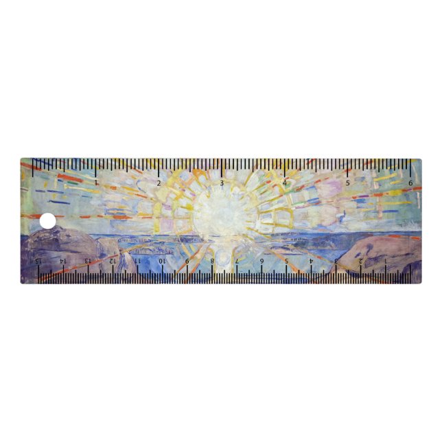 Edvard Munch - The Sun 1911 Ruler (Front)