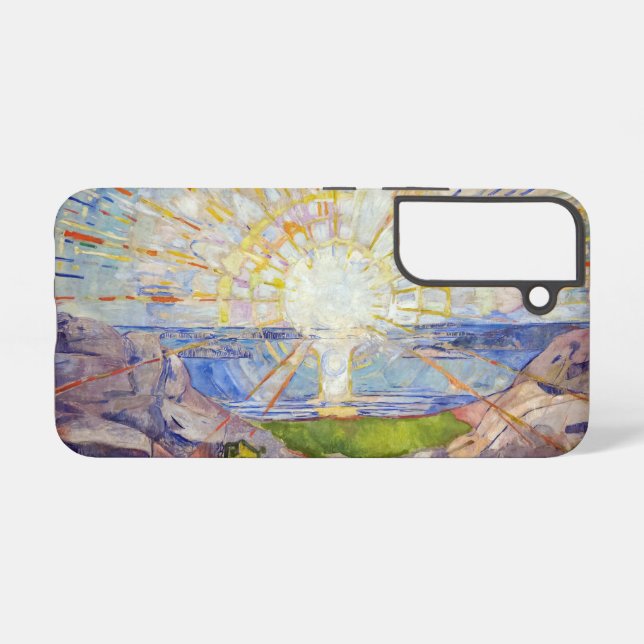 Edvard Munch - The Sun 1911 Samsung Galaxy Case (Back Horizontal)