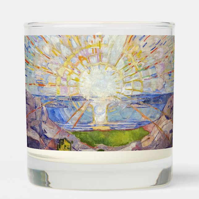 Edvard Munch - The Sun 1911 Scented Candle (Front)