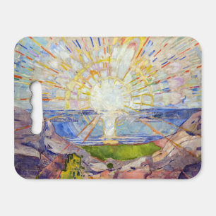 Edvard Munch - The Sun 1911 Seat Cushion