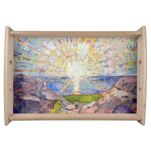 Edvard Munch _ The Sun 1911 Serving Tray