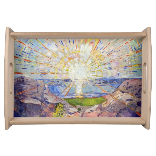 Edvard Munch - The Sun 1911 Serving Tray (Front)