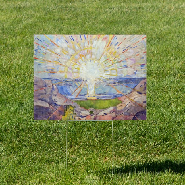 Edvard Munch - The Sun 1911 Sign (Insitu)