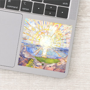 Edvard Munch - The Sun 1911 Sticker