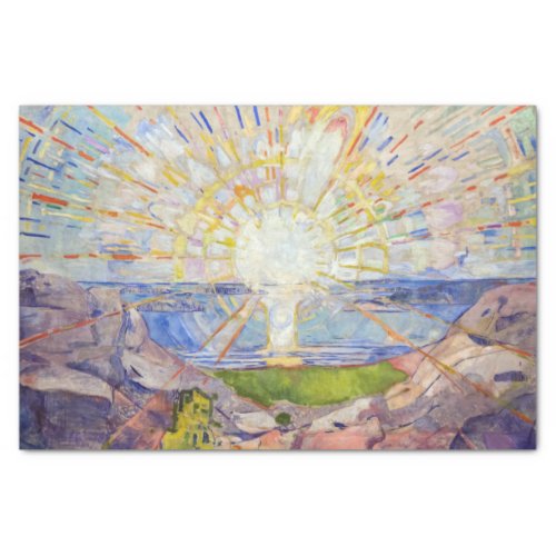 Edvard Munch _ The Sun 1911 Tissue Paper