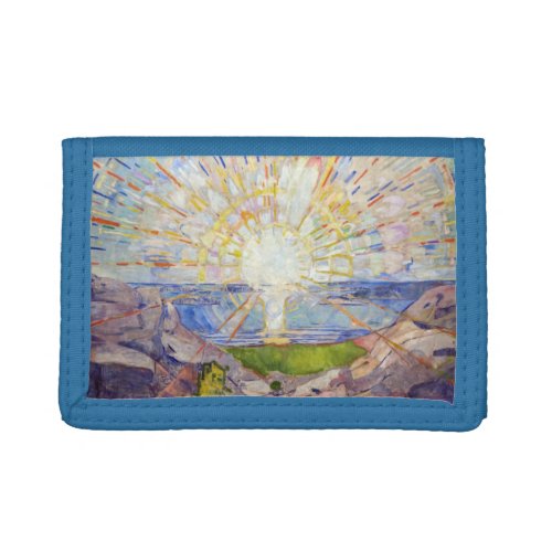 Edvard Munch _ The Sun 1911 Trifold Wallet