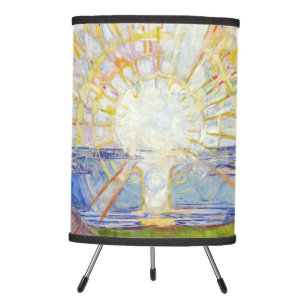 Edvard Munch - The Sun 1911 Tripod Lamp