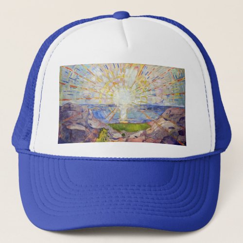 Edvard Munch _ The Sun 1911 Trucker Hat