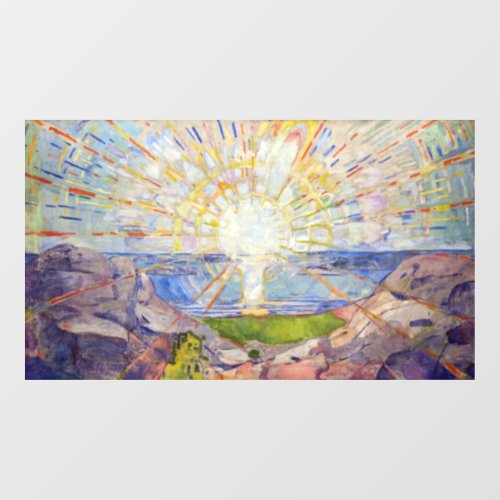 Edvard Munch _ The Sun 1911 Window Cling