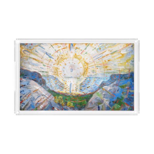 Edvard Munch _ The Sun 1912 Acrylic Tray