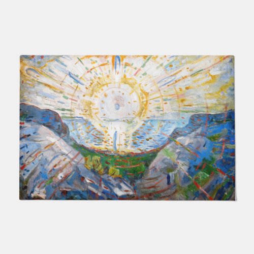 Edvard Munch _ The Sun 1912 Doormat