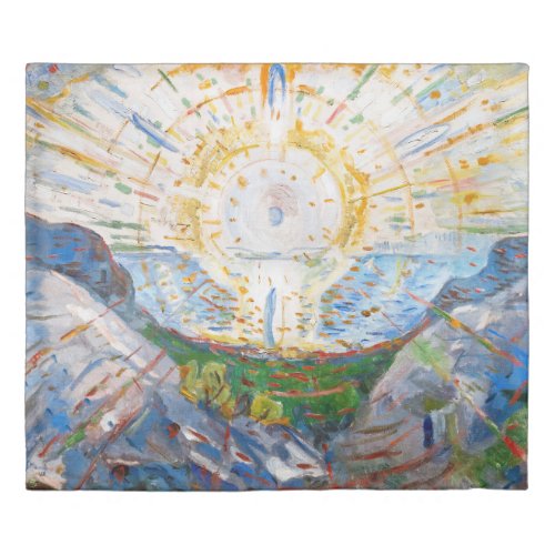 Edvard Munch _ The Sun 1912 Duvet Cover