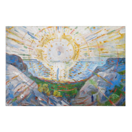 Edvard Munch - The Sun 1912 Faux Canvas Print