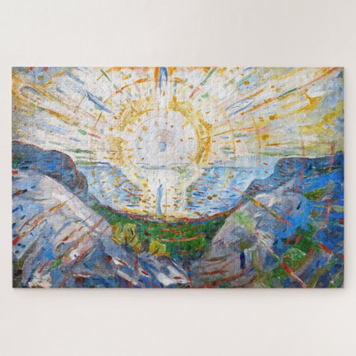 Edvard Munch _ The Sun 1912 Jigsaw Puzzle