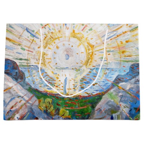 Edvard Munch _ The Sun 1912 Large Gift Bag