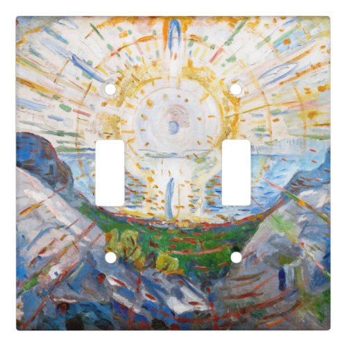 Edvard Munch _ The Sun 1912 Light Switch Cover