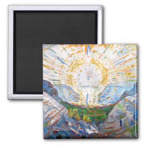 Edvard Munch _ The Sun 1912 Magnet