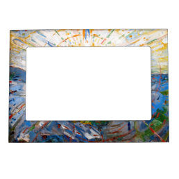 Edvard Munch - The Sun 1912 Magnetic Frame