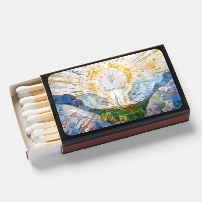 Edvard Munch - The Sun 1912 Matchboxes (Front Open)
