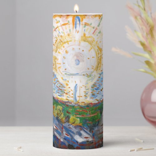 Edvard Munch _ The Sun 1912 Pillar Candle