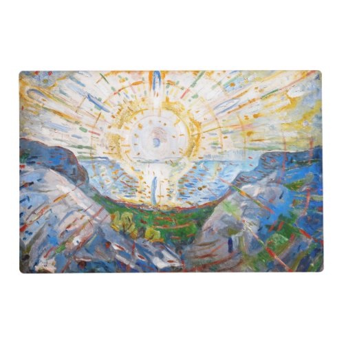 Edvard Munch _ The Sun 1912 Placemat