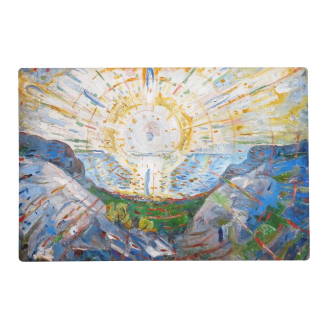 Edvard Munch - The Sun 1912 Placemat (Front)