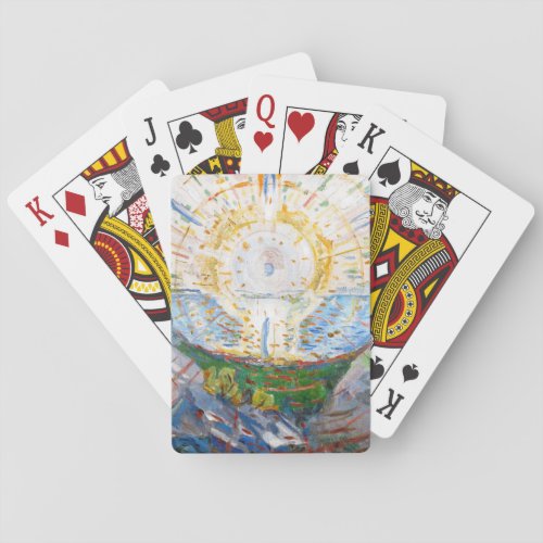 Edvard Munch _ The Sun 1912 Playing Cards