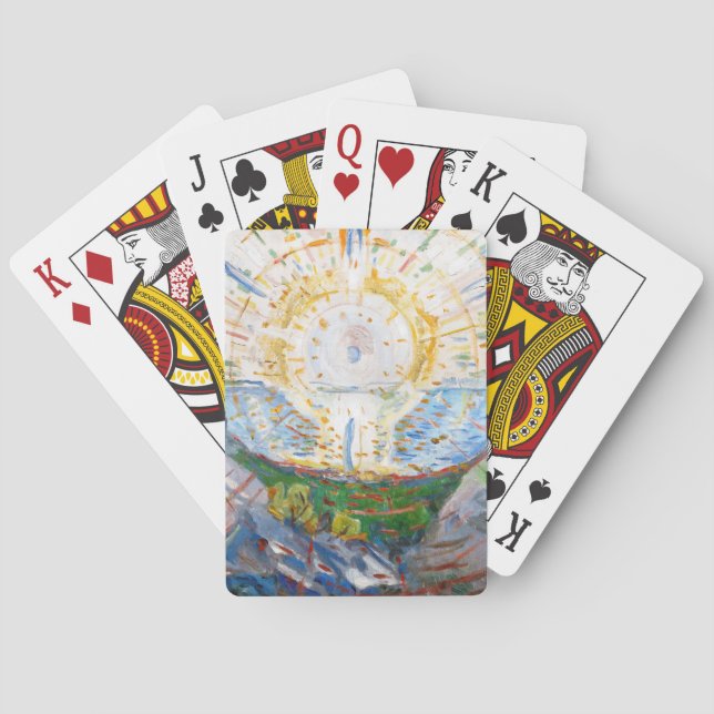 Edvard Munch - The Sun 1912 Poker Cards (Back)