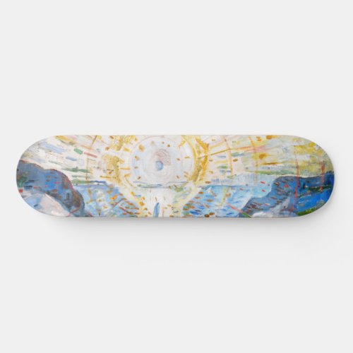 Edvard Munch _ The Sun 1912 Skateboard
