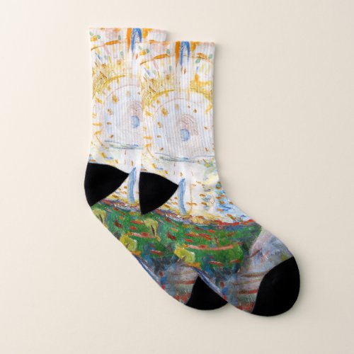 Edvard Munch _ The Sun 1912 Socks