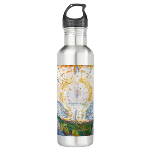 Edvard Munch _ The Sun 1912 Stainless Steel Water Bottle