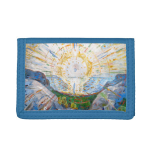 Edvard Munch - The Sun 1912 Tri-fold Wallet