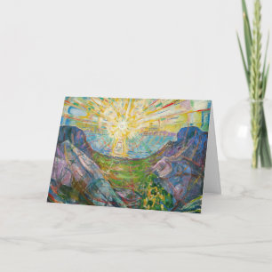 Edvard Munch - The Sun 1916 Card