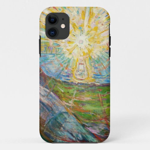 Edvard Munch _ The Sun 1916 iPhone 11 Case