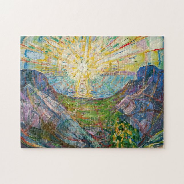 Edvard Munch - The Sun 1916 Jigsaw Puzzle (Horizontal)
