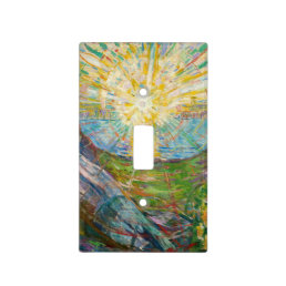 Edvard Munch - The Sun 1916 Light Switch Cover