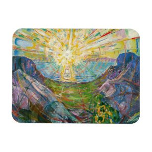 Edvard Munch - The Sun 1916 Magnet