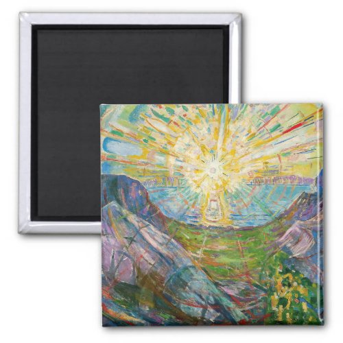 Edvard Munch _ The Sun 1916 Magnet