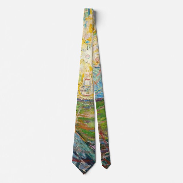 Edvard Munch - The Sun 1916 Neck Tie (Front)