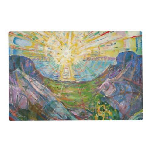 Edvard Munch _ The Sun 1916 Placemat