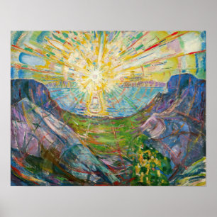 Edvard Munch - The Sun 1916 Poster