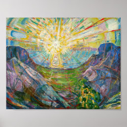 Edvard Munch - The Sun 1916 Poster