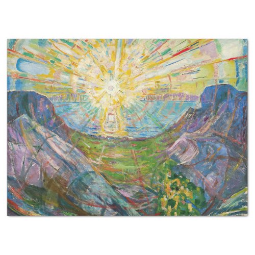 Edvard Munch _ The Sun 1916 Tissue Paper