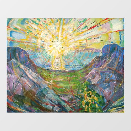Edvard Munch _ The Sun 1916 Window Cling