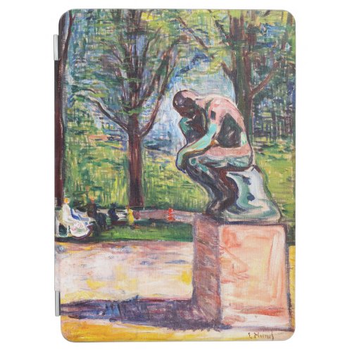 Edvard Munch _ The Thinker by Rodin iPad Air Cover
